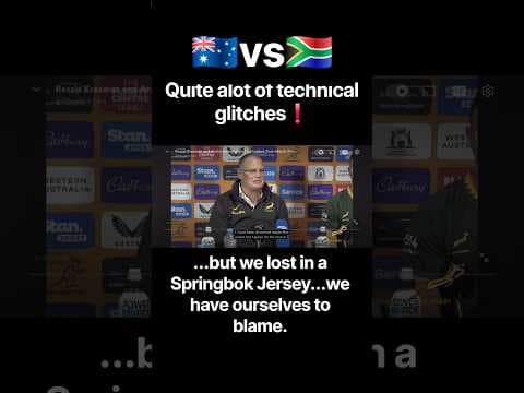 Rassie on Australia vs South Africa 27 September 2026 🇦🇺🇿🇦 #shorts #wallabies #bokke #southafrica
